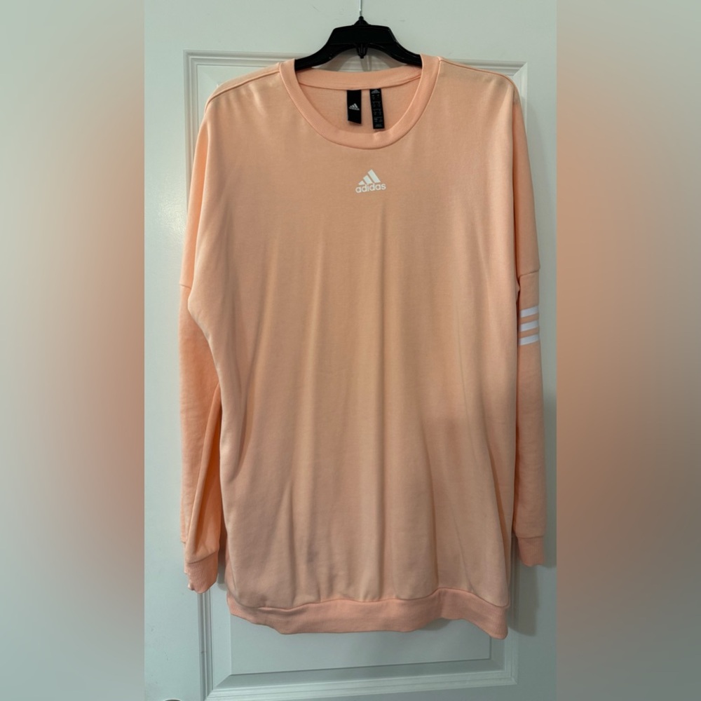Adidas Light Orange Crewneck Top